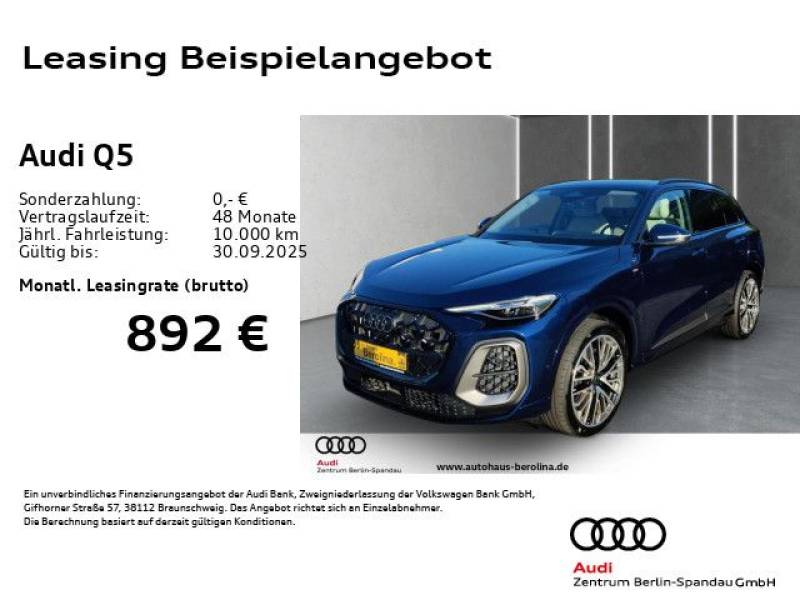 Audi Q5 TDI qu. S line S tronic *StdHz*360°*HuD*BandO*