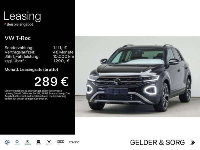 Volkswagen T-Roc Style 2.0 TDI DSG BlackStyle*AHK*RFK*19Z*