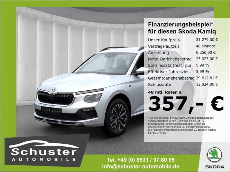 Skoda Kamiq TOUR 1.5TSI*DSG Matrix-LED ACC R-Kam Navi