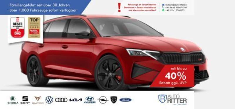 Skoda Octavia Combi RS ACC-RFK-LED-Navi-Carplay-Kli...