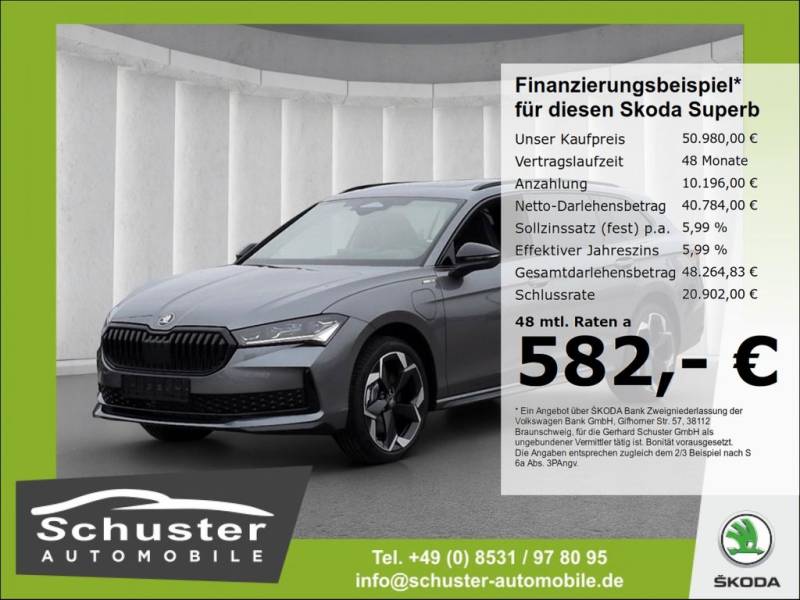 Skoda Superb Combi SPORTLINE iV Hyb*AHK Panodach Navi