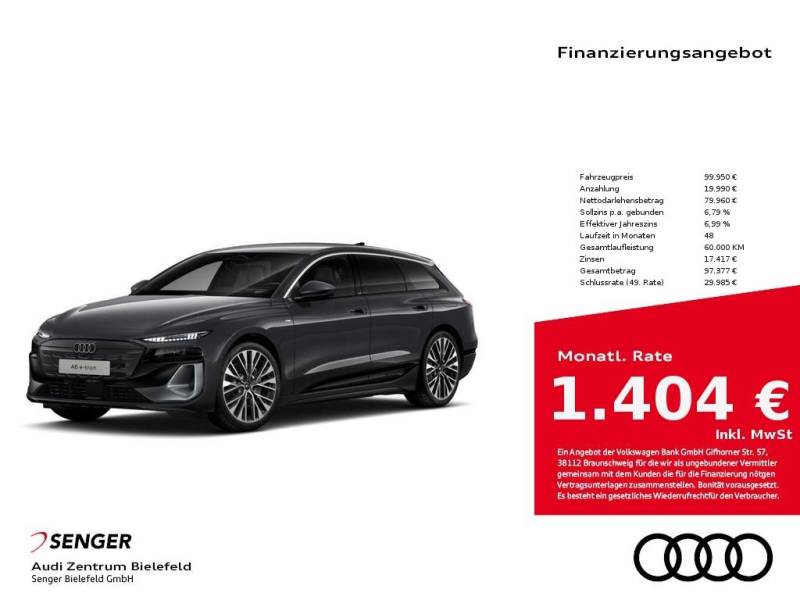 Audi A6 e-tron Avant quattro Digitales Cockpit Navi