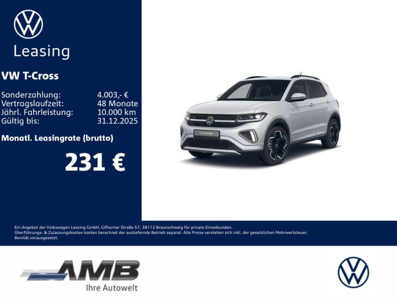 Volkswagen T-Cross R-Line 1.5 TSI DSG/Matrix/Travel/RFKam
