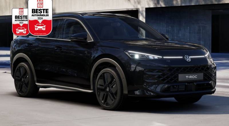 Volkswagen T-Roc 1.5 eTSI DSG R-Line +BLACK-STYLE+AHK+CAM+