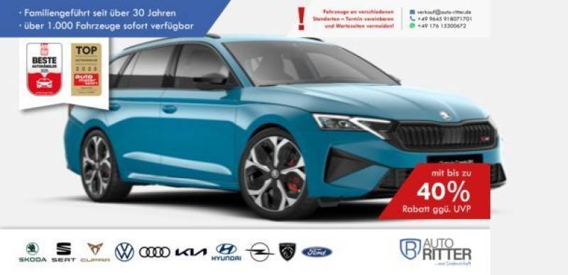 Skoda Octavia Combi RS ACC-RFK-LED-Navi-Carplay-Kli...