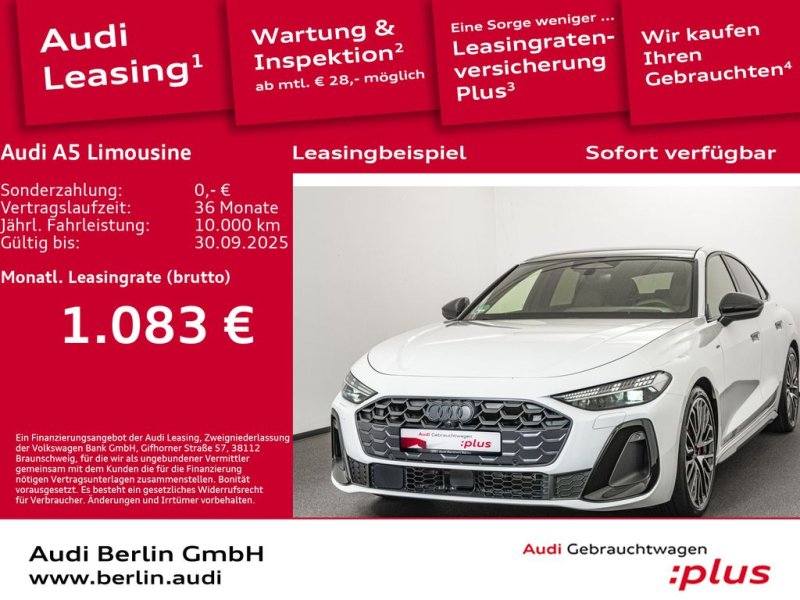 Audi A5 Limousine e-hybrid quattro S tronic