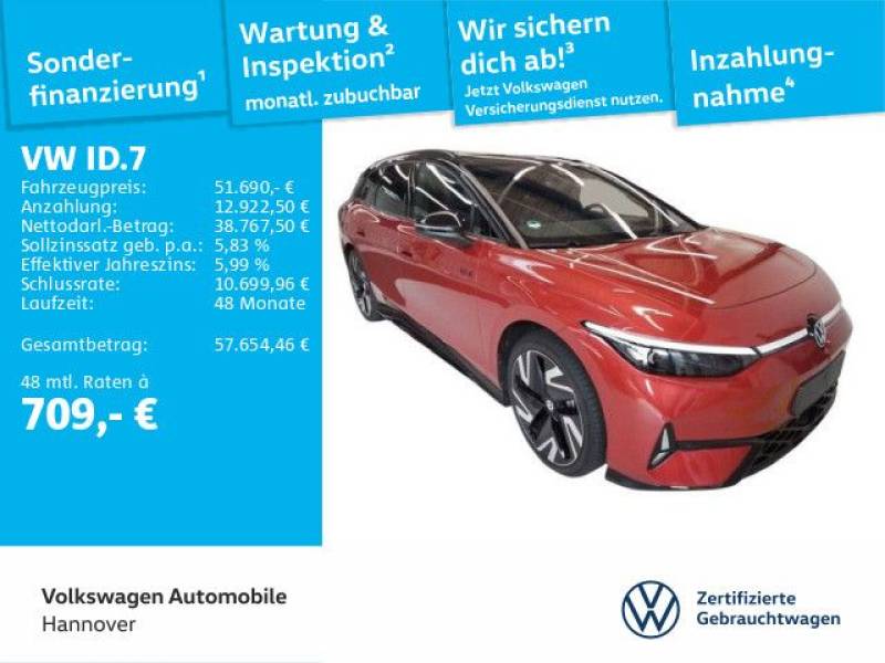 Volkswagen ID.7 Tourer GTX AHK ACC Kamera Navi SHZ