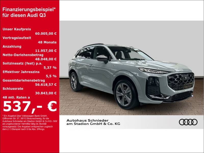 Audi Q3 TDI S-tronic S-LINE+NAVI+LED+SPORTSITZE