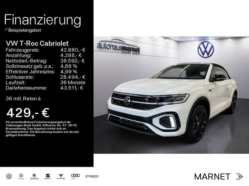 Volkswagen T-Roc Cabriolet 1.5 TSI DSG R-Line NAV*DIGI*LEDE