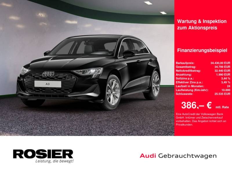 Audi A3 Sportback advanced 35 TDI S tronic ACC NAVI
