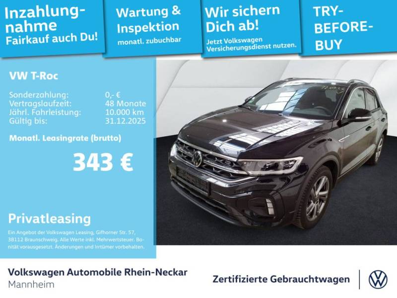 Volkswagen T-Roc 1.5 TSI DSG R-Line Navi AHK Kamera uvm
