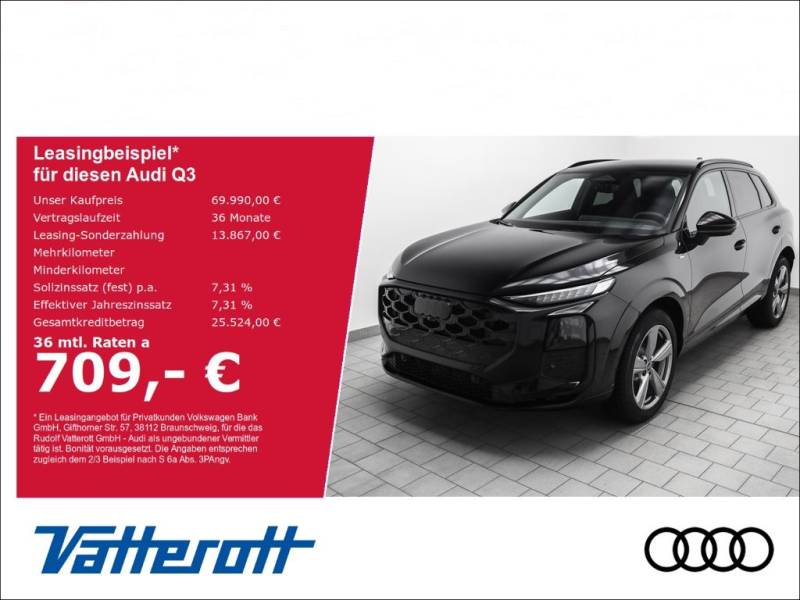Audi Q3 TFSI SUV quattro DigMatrix TechPro ACC