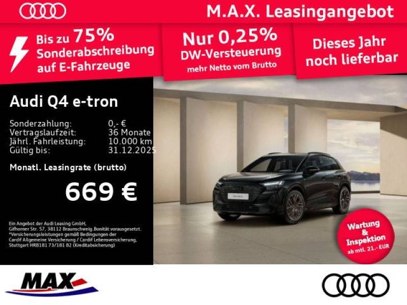 Audi Q4 45 e-tron quattro EDITION S-LINE+MATRIX+RÜCKF