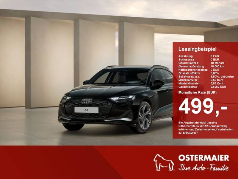Audi A3 Sportback advanced TDI 85 kW Schaltgetriebe*F