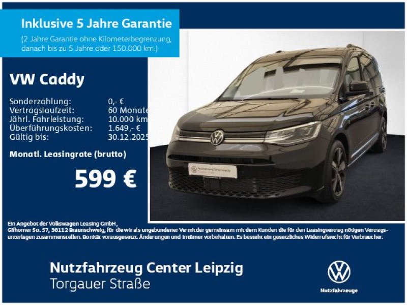 Volkswagen Caddy Style 5-Sitzer 2.0 l TDI 90 kW DSG*AHK*SHZ