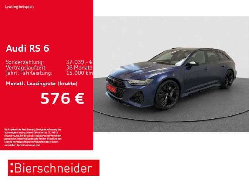 Audi RS6 Av qu VOLL! MATT 22 AHK KERAMIK PANO STHZ