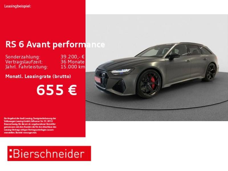 Audi RS6 Avant performance 22 AHK BandO HuD HD-MATRIX P
