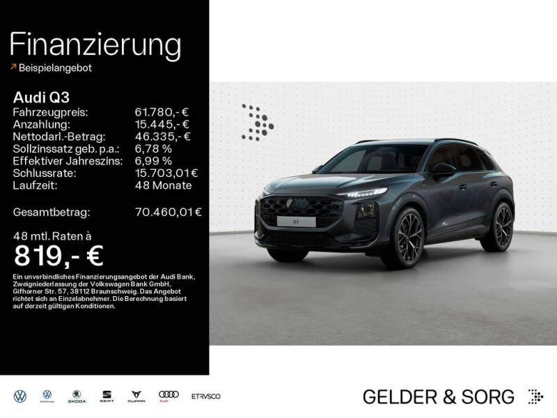 Audi Q3 SUV e-hybrid TECH-PRO-S-LINE-MMI-PRO-MATRIX