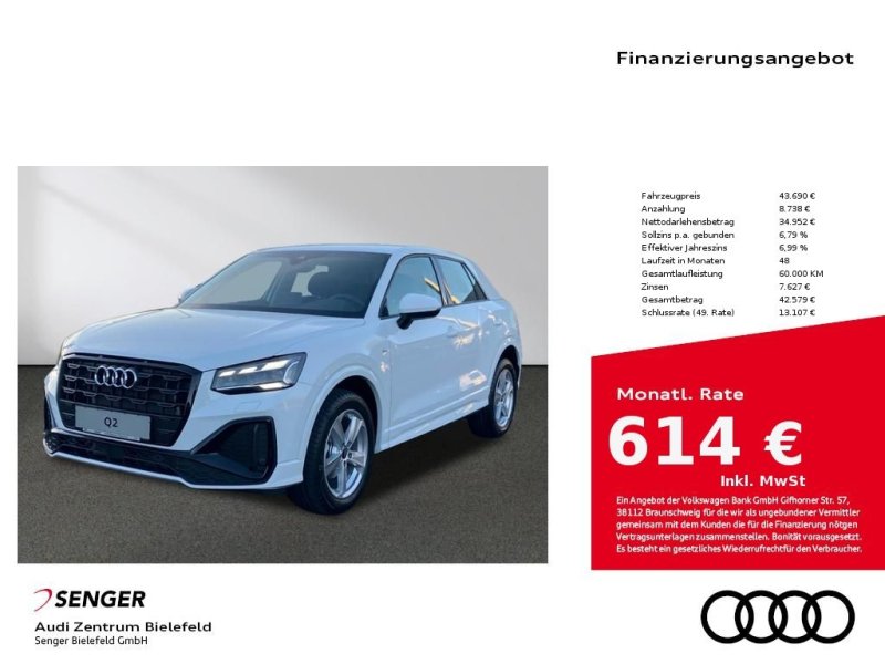 Audi Q2 S line 30 TDI 85(116) kW(PS) Schaltgetriebe