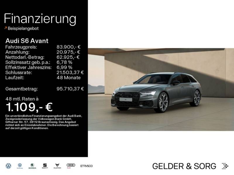 Audi S6 Avant TDI qu. *HD-Matrix*AHK*Air*BandO*S-Sitze*