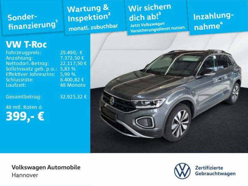 Volkswagen T-Roc 2.0 TDI DSG Goal Navi AHK LED DigCockpit A