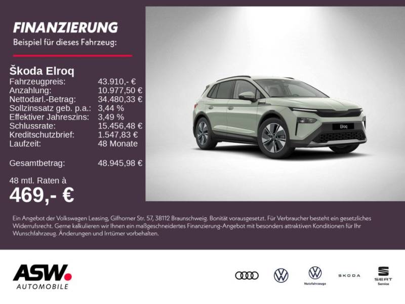 Skoda Elroq 60 204PS ACC Kamera PDC KESSY NAVI SHZ AHK