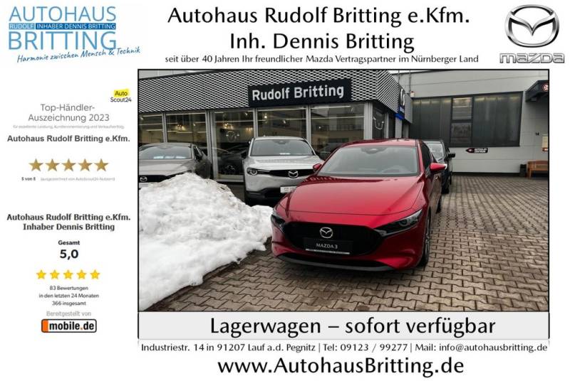 Mazda 3 Benzin 140PS 6GS Exclusive-line Navi PDC SHZ