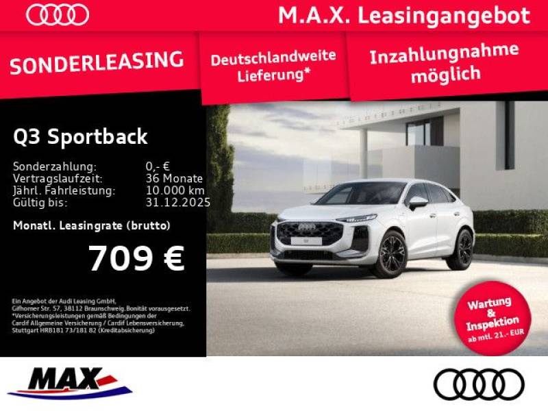 Audi Q3 Sportback e-hybrid 200 kW S tronic S-LINE+TEC