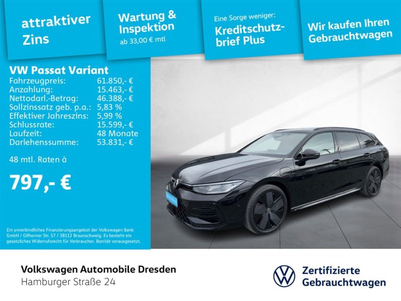 Volkswagen Passat Variant R-Line 1.5 TSI eHybrid 6-Gang-DSG