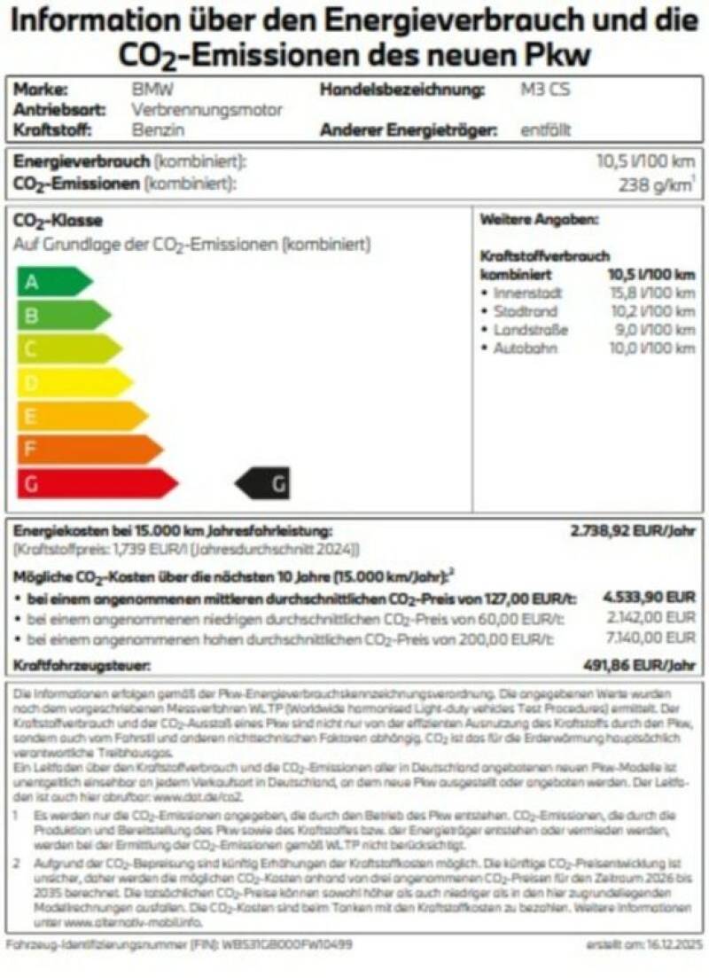 BMW M3 CS *SOFORT VERFÜGBAR*