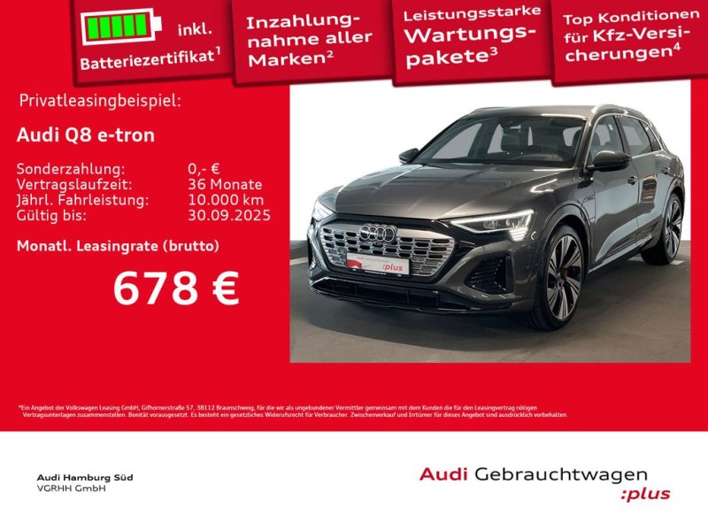 Audi Q8 e-tron 55 qu. 2xS LINE/LM22/MATRIX/HUD/MEMORY