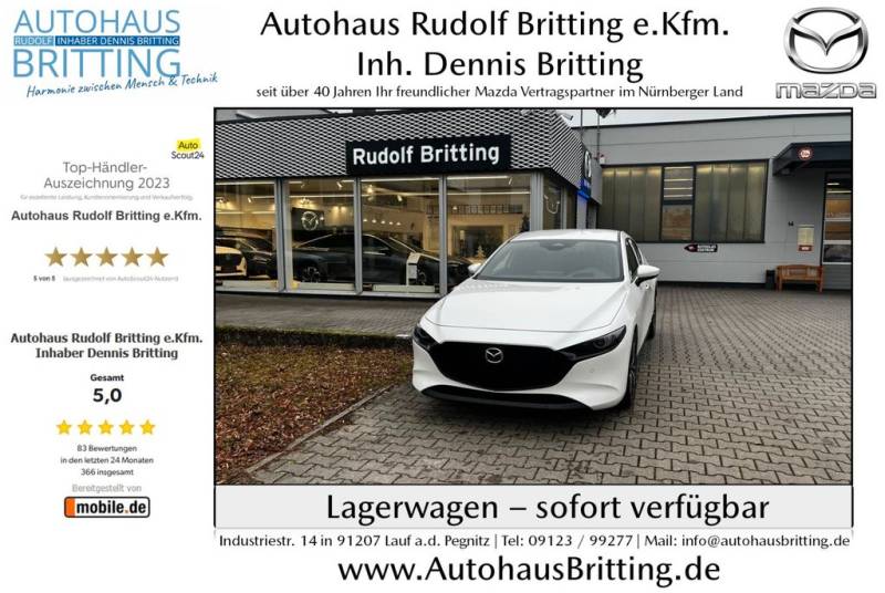 Mazda 3 Benzin 140PS 6GS Exclusive-line Navi PDC SHZ