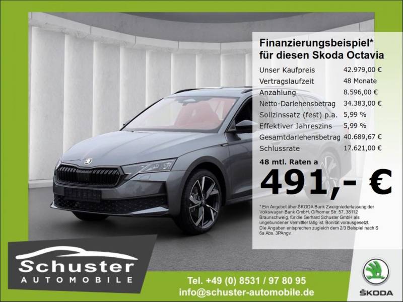 Skoda Octavia Combi SPORTLINE 4x4 2.0TSI*AHK Panodach