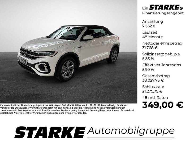 Volkswagen T-Roc Cabriolet 1.5 TSI DSG R-Line AHK LED Kame