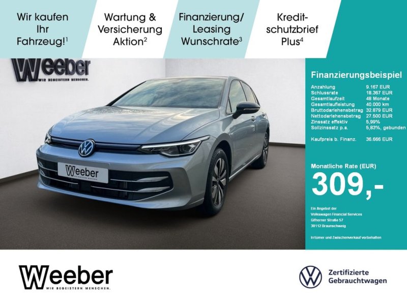 Volkswagen Golf 1.5 eTSI DSG GOAL Navi LED Kamera PDC LM