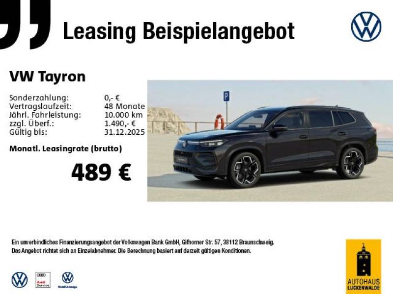 Volkswagen Tayron 2.0 TDI 4M R-Line DSG *IQ-MATRIX*HuD*NAV*