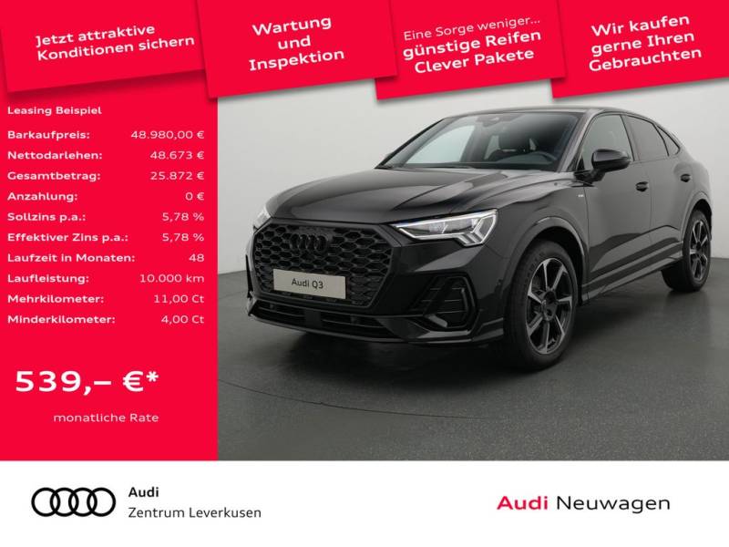 Audi Q3 Sportback S line PANO LED AHK KAM ACC NAVI