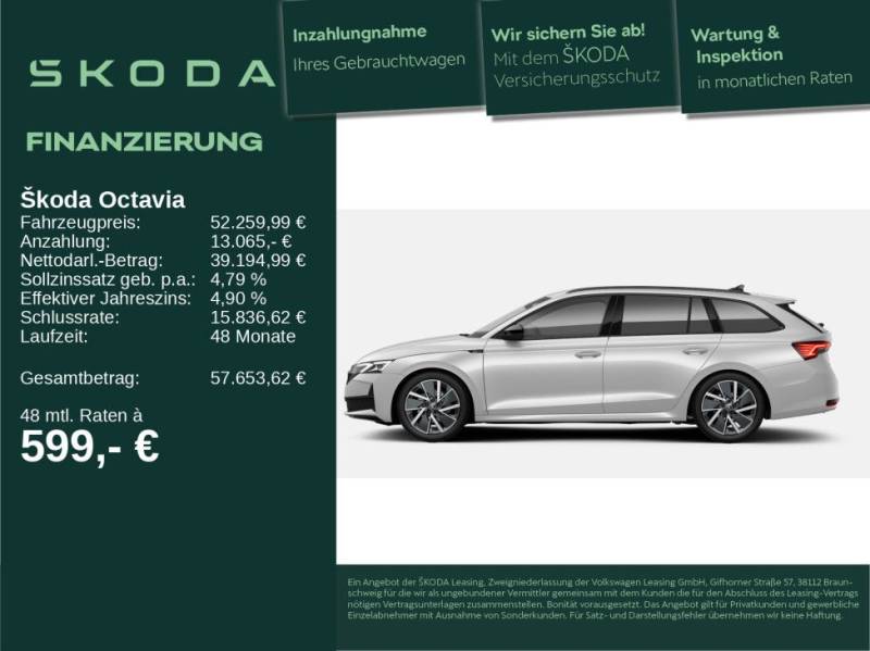 Skoda Octavia Combi Sportline 2,0TDI 110kW 360°KAM AHK