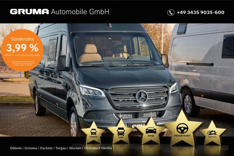 Mercedes-Benz Sprinter 319 CDI Superhoch Wohnmobil Küche+Bad+