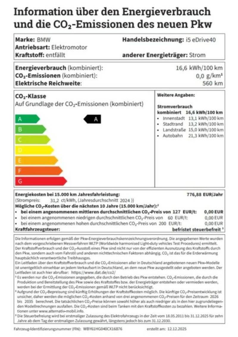 BMW i5 eDrive40 M Sportpaket