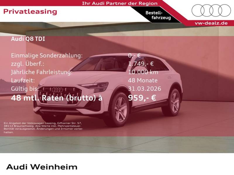 Audi Q8 SUV TDI quattro tiptronic KLIMA NAVI LED DAB