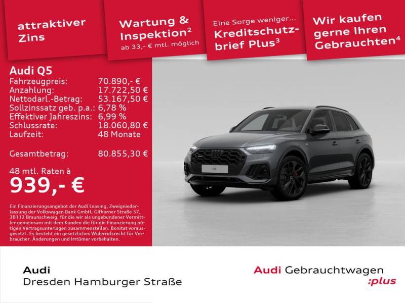 Audi Q5 S line 55 TFSI e Hybrid als Neuwagen