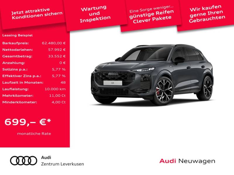 Audi Q3 S tronic S line MATRIX AHK PANO HUD SONOS NAV