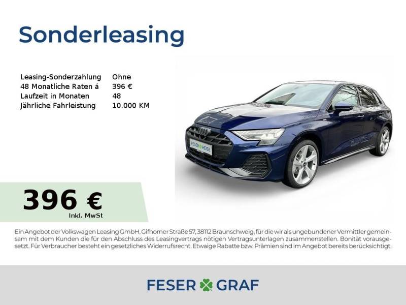 Audi A3 Sportback S line TFSI Kamera/Matrix/AZV/Sonos