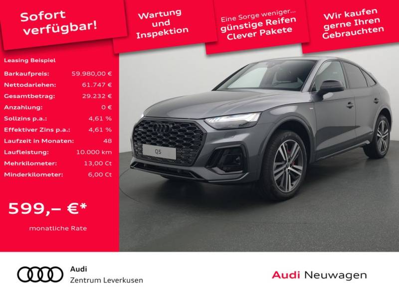 Audi Q5 Sportback S line NAV VIRT LENKRADHZ LEDER SHZ