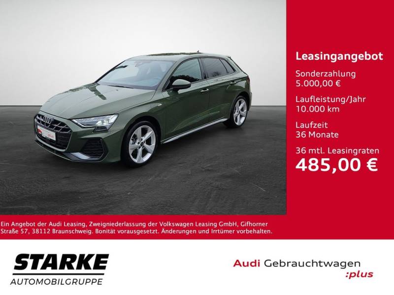 Audi A3 Sportback 40TFSI e S tronic S line NaviPlus M