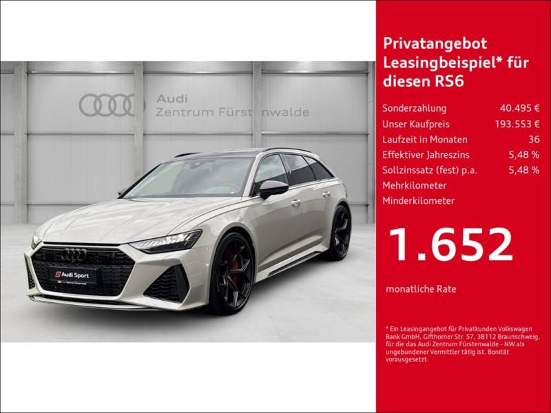 Audi RS6 Avant quat. performance+RSDynamikPl+RSSporta