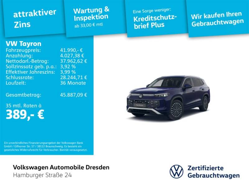 Volkswagen Tayron Elegance 1.5 TSI DSG