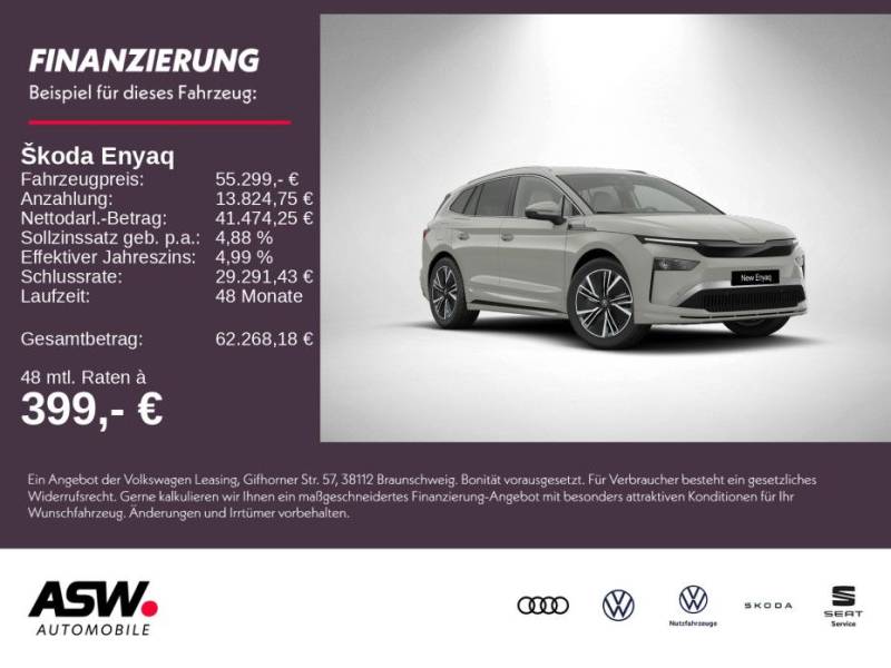 Skoda Enyaq 85x 285PS 4x4 ACC 360° CANTON Head-Up AHK