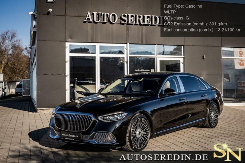 Maybach S680 Maybach BLACK / BEIGE+FULL+Leather Headline